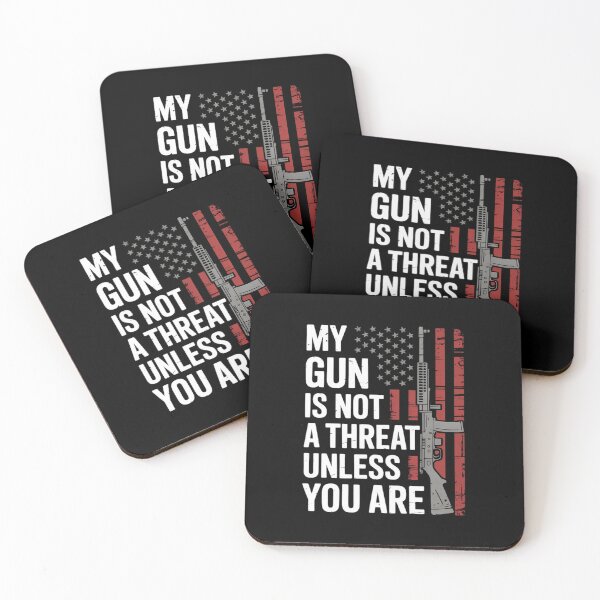 Item preview, My Gun Is Not A Threat Unless You Are Gun Rights AR-15 Flag designed and sold by duolastgend.
