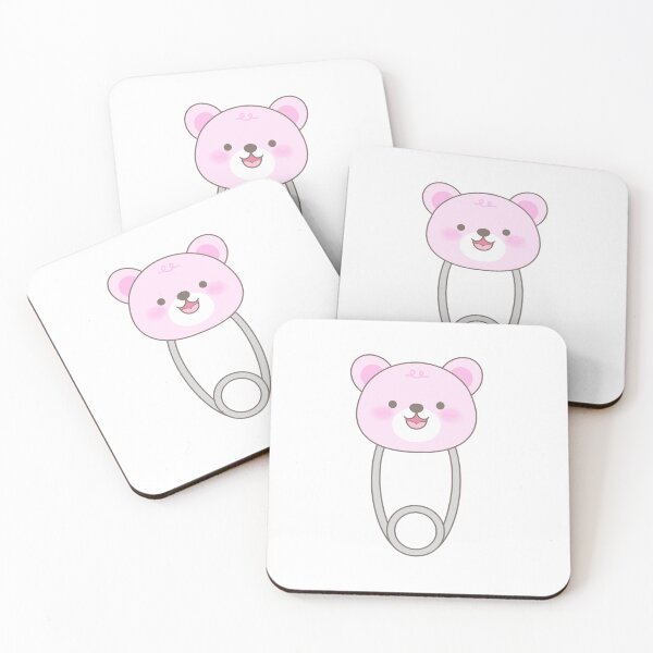 Item preview, Cute Sweet Pink Bear Baby Safety Pin designed and sold by nuchz.