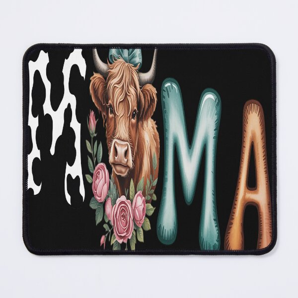 Item preview, Western Mama Highland Cow designed and sold by trinfhri.