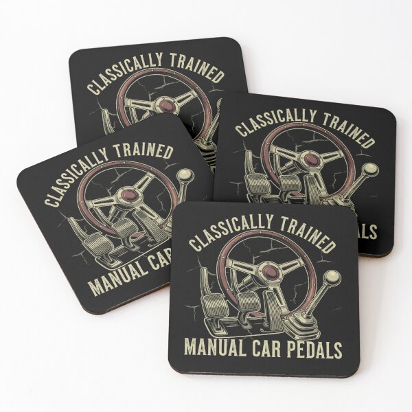 Item preview, Classically Trained Retro Manual Transmission Stick Shift Driving Humor designed and sold by axiksa10.