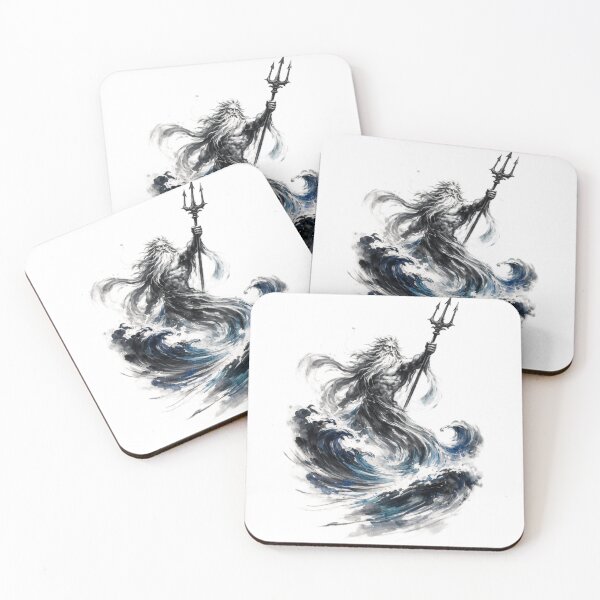 Item preview, Sumi-e Style Poseidon  designed and sold by Boski30.