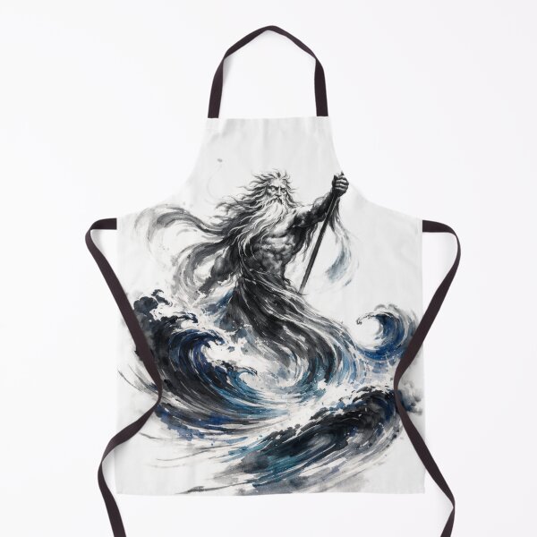 Item preview, Sumi-e Style Poseidon  designed and sold by Boski30.