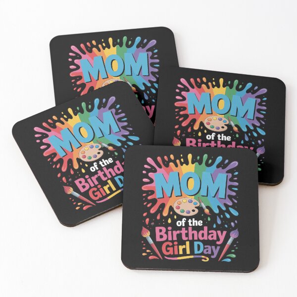 Item preview, Mom Of The Birthday Girl Little Artist Paint B-Day Party designed and sold by duolastgend.