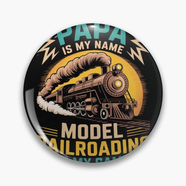 Item preview, Model Railroading Is My Game - Papa Father Train Enthusiast designed and sold by duolastgend.