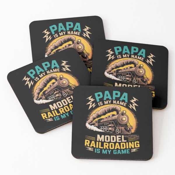 Item preview, Model Railroading Is My Game - Papa Father Train Enthusiast designed and sold by duolastgend.