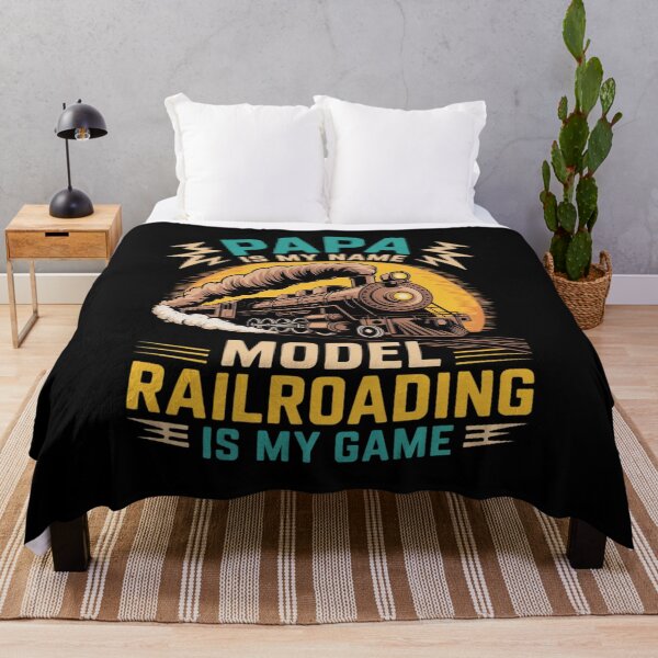 Item preview, Model Railroading Is My Game - Papa Father Train Enthusiast designed and sold by duolastgend.