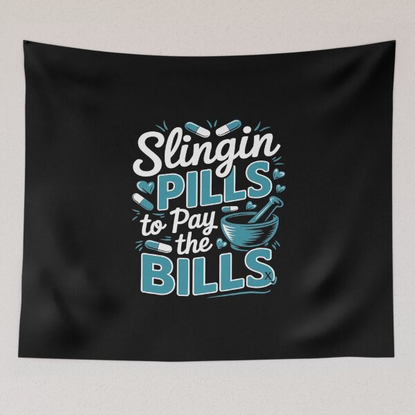 Item preview, Slingin Pills To Pay The Bills Pharmacy Technician CPHT designed and sold by skanderio.