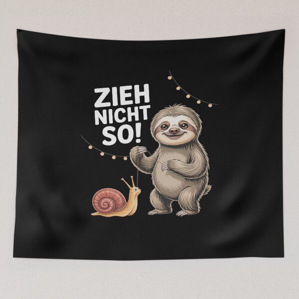 Item preview, Sloth Humour Saying Zieh Nicht So entspannter designed and sold by skanderio.