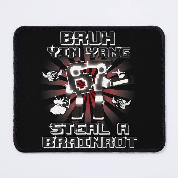 Item preview, Bruh Yin Yang 67 Six Seven 6-7 Funny Brainrot designed and sold by stershopepie.