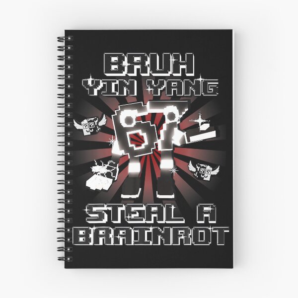 Item preview, Bruh Yin Yang 67 Six Seven 6-7 Funny Brainrot designed and sold by stershopepie.