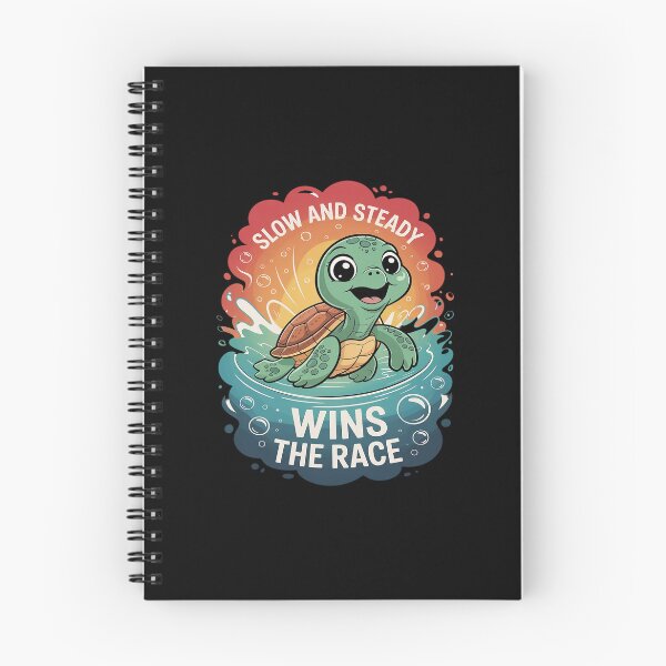 Item preview, Slow and Steady Wins The Race Funny Sea Turtle Environment designed and sold by skanderio.