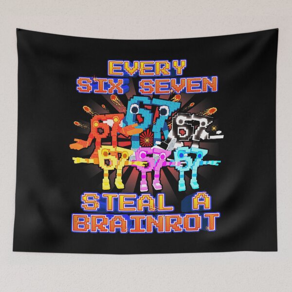 Item preview, Every 67 Six Seven 6-7 Funny Brainrot  designed and sold by stershopepie.