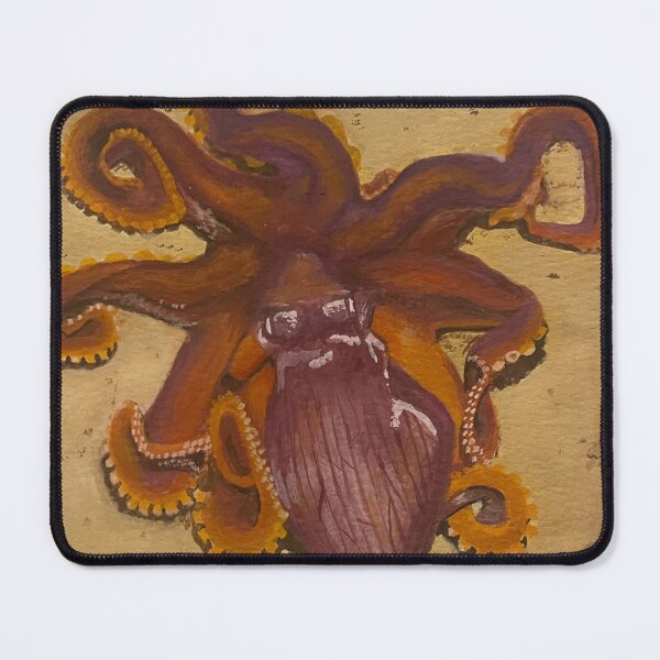Item preview, Octopus gouache painting designed and sold by June Clancy.