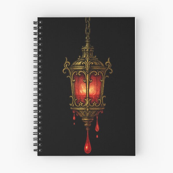 Item preview, Blood Dripping Gothic Lantern – Dark Fantasy Occult Illustration designed and sold by Mouraludia.