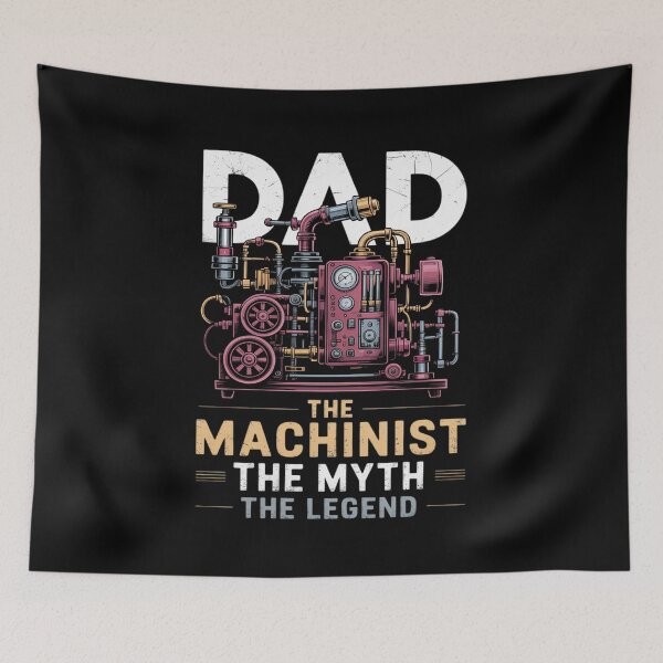 Item preview, Mens Machinist Dad  CNC Machinist Father Gift designed and sold by duolastgend.