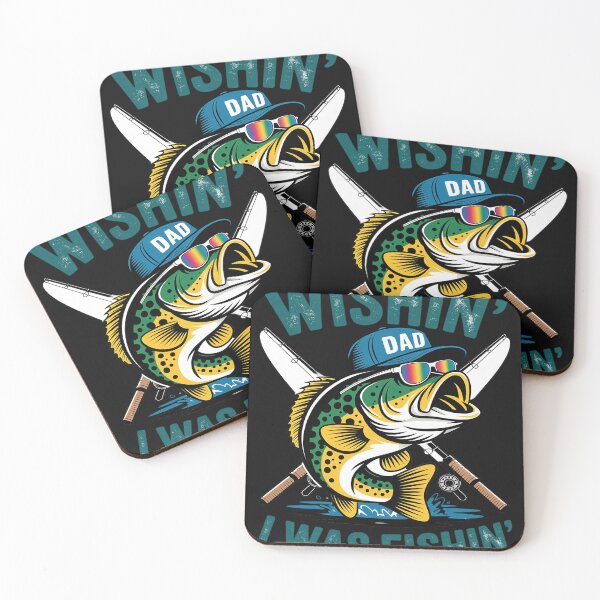 Item preview, Wishin' I Was Fishin'  Funny Fishing Dad designed and sold by lamsaoniutoi.