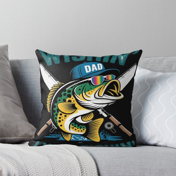 Item preview, Wishin' I Was Fishin'  Funny Fishing Dad designed and sold by lamsaoniutoi.