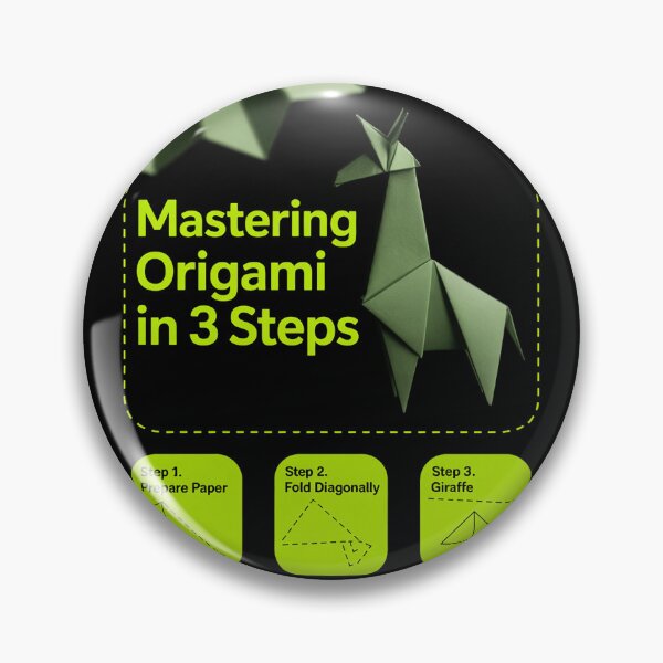 Item preview, Mastering Origami in 3 Steps Paper Origami Gift designed and sold by duolastgend.