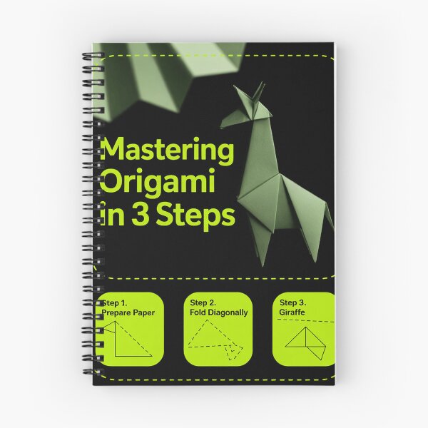 Item preview, Mastering Origami in 3 Steps Paper Origami Gift designed and sold by duolastgend.