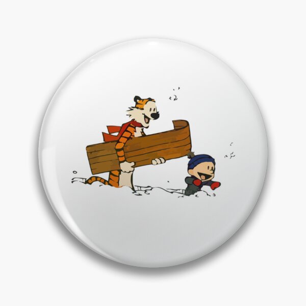 Item preview, Calvin and hobbes Funny Sticker designed and sold by Carley Peter.