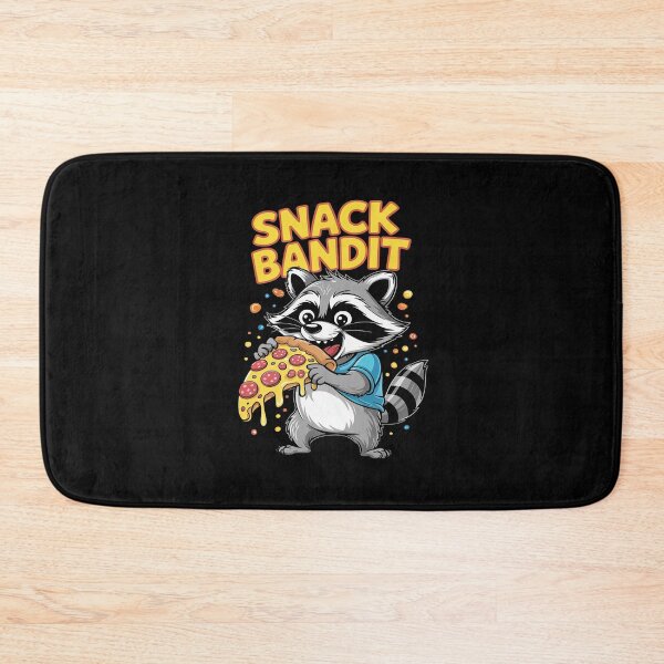 Item preview, Snack Bandit Raccoon Eating Pizza designed and sold by imsamaharem.