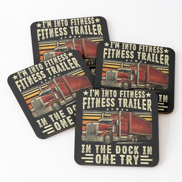 Item preview, I'm Into Fitness Fitness Whole Trailer In The Dock In One Try - Funny Trucker Pun Fitness Whole Trailer in The Dock - Funny Truck Driver Apparel For Men & Women designed and sold by PrettyInk.