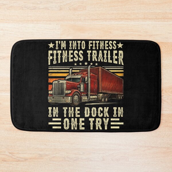 Item preview, I'm Into Fitness Fitness Whole Trailer In The Dock In One Try - Funny Trucker Pun Fitness Whole Trailer in The Dock - Funny Truck Driver Apparel For Men & Women designed and sold by PrettyInk.