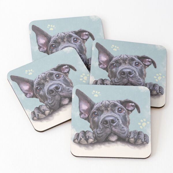 Item preview, Cane Corso Peeking over Wall 01 designed and sold by Elisabeth Lucas.