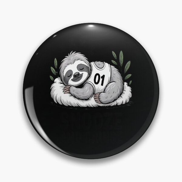 Item preview, Snoozing Sloth Nap Marathon Runner Funny Minimalist Running designed and sold by imsamaharem.