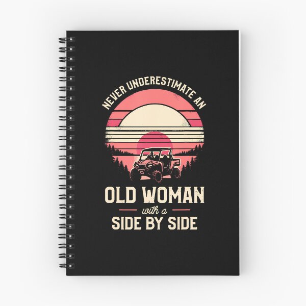 Item preview, Never Underestimate An Old Woman With A Side By Side Utv designed and sold by elihletoriong.