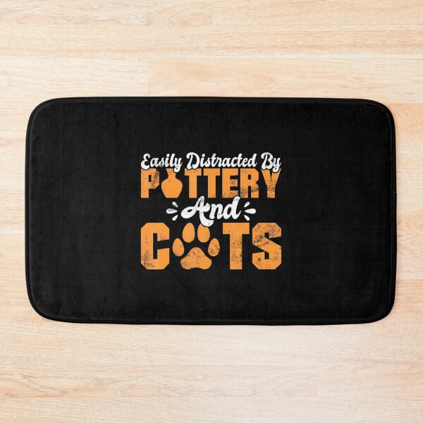 Item preview, Easily Distracted By Pottery And Cats Lover Pottery designed and sold by prabuniard.