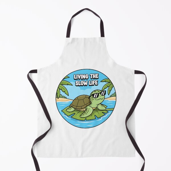 Item preview, Cartoon turtle with sunglasses relaxing on a lily pad sticker designed and sold by homydesign.