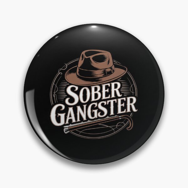 Item preview, Sober Gangster Recovery Sarcastic Alcoholic Beverage designed and sold by imsamaharem.