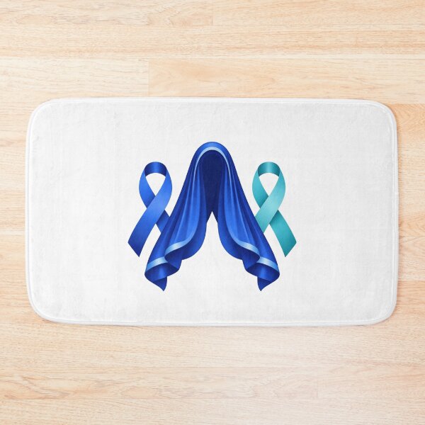 Item preview, Feminist Mary - Survivor Awareness Ribbons -  Blue Teal designed and sold by EvergreenRevolt.