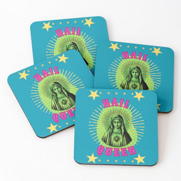 Item preview, Hail Queen - catholic aura designed and sold by Little Paper Palace.