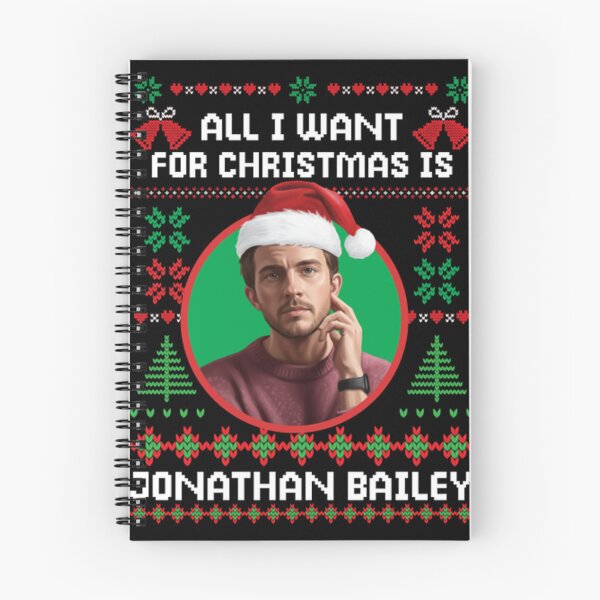 Item preview, All I Want for Christmas Is Jonathan Bailey Funny Ugly Christmas Sweater designed and sold by AidanToma.