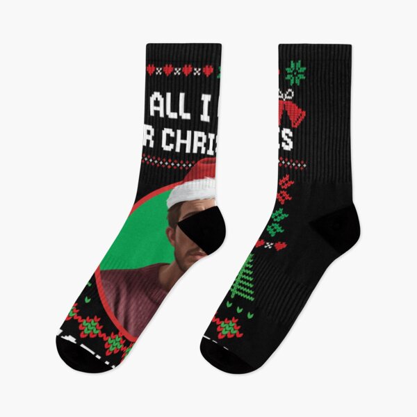 Item preview, All I Want for Christmas Is Jonathan Bailey Funny Ugly Christmas Sweater designed and sold by AidanToma.