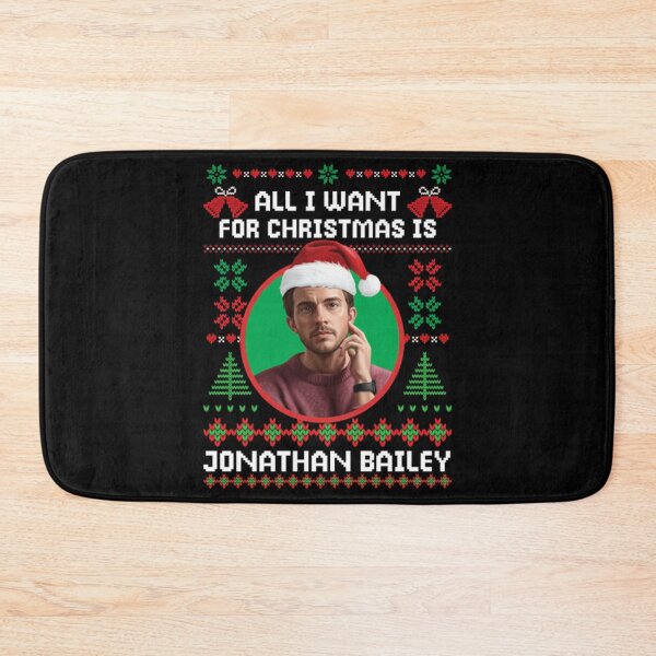 Item preview, All I Want for Christmas Is Jonathan Bailey Funny Ugly Christmas Sweater designed and sold by AidanToma.
