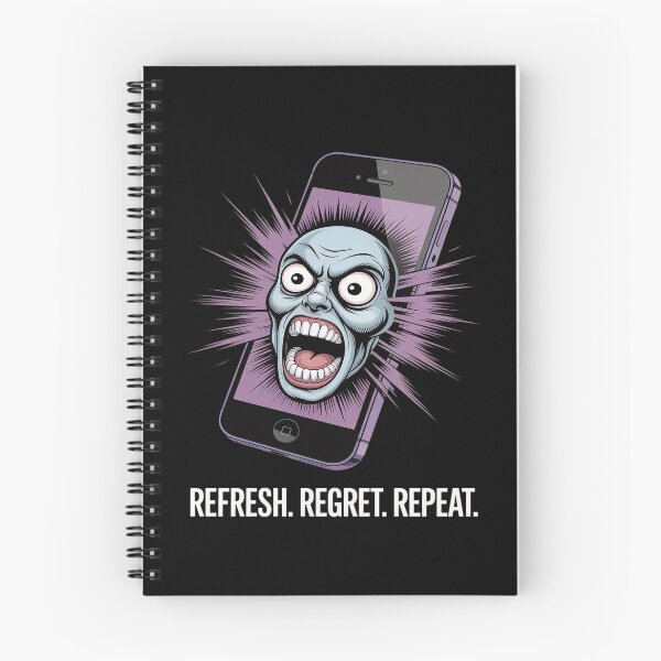 Item preview, Social Media Humor, Refresh Regret Loop, Internet Addiction designed and sold by countntenov.