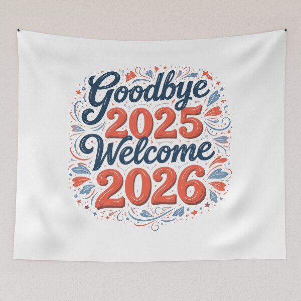 Item preview, Goodbye 2025 Welcome 2026 Shirt – Happy New Year 2026 Celebration Typography designed and sold by OreoStudio.