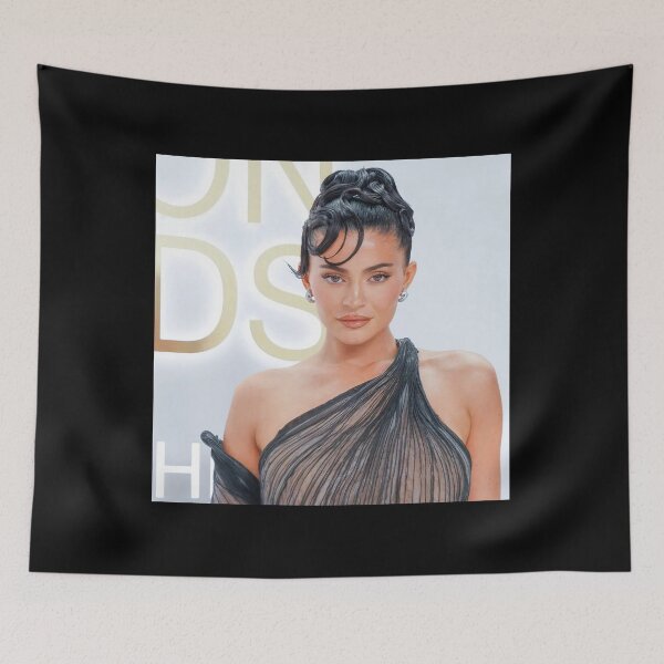 Item preview, Kylie Jenner Avant-Garde Wet Look Fashion Portrait designed and sold by AidanToma.