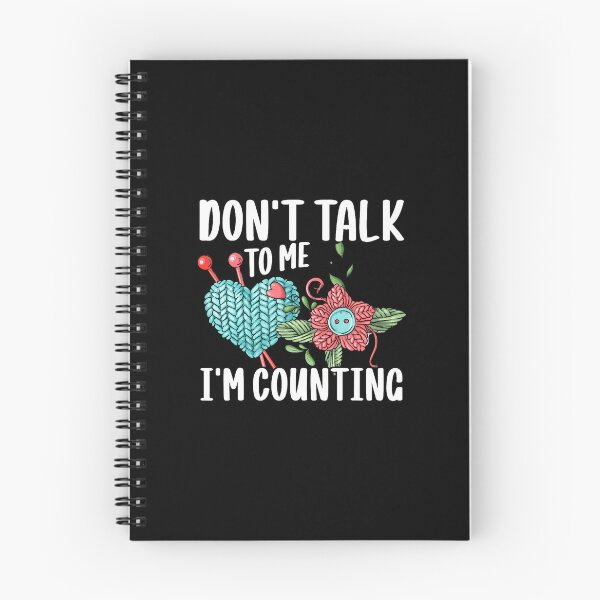 Item preview, Don't Talk To Me I'M Counting Crochet Knitting designed and sold by pfanodlnazb.