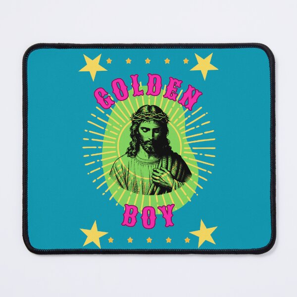 Item preview, Golden Boy - kitsch icon designed and sold by Little Paper Palace.