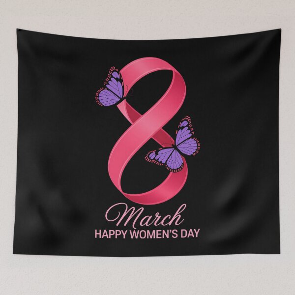 Item preview, International Women's Day 2026 Happy 8 March Girl Floral designed and sold by EllenJast.