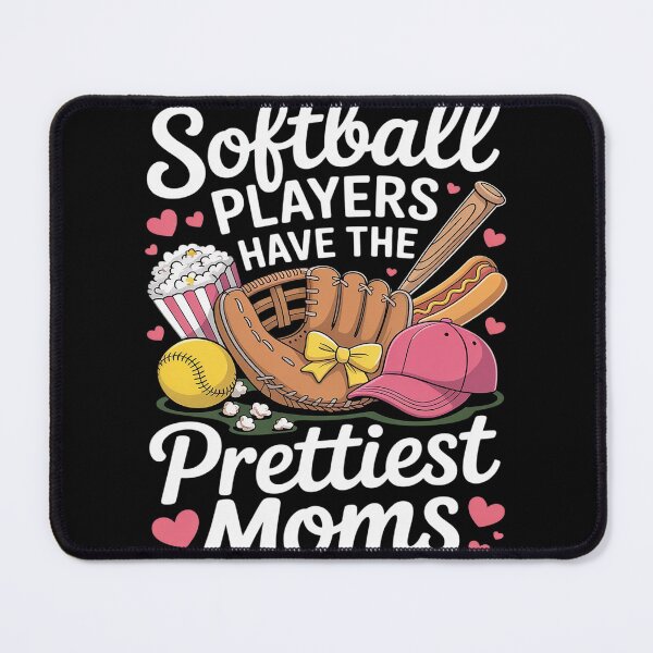 Item preview, Softball Players Have The Prettiest Moms Softball Mom Bow designed and sold by countntenov.
