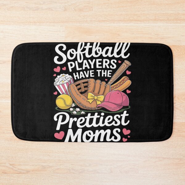 Item preview, Softball Players Have The Prettiest Moms Softball Mom Bow designed and sold by countntenov.