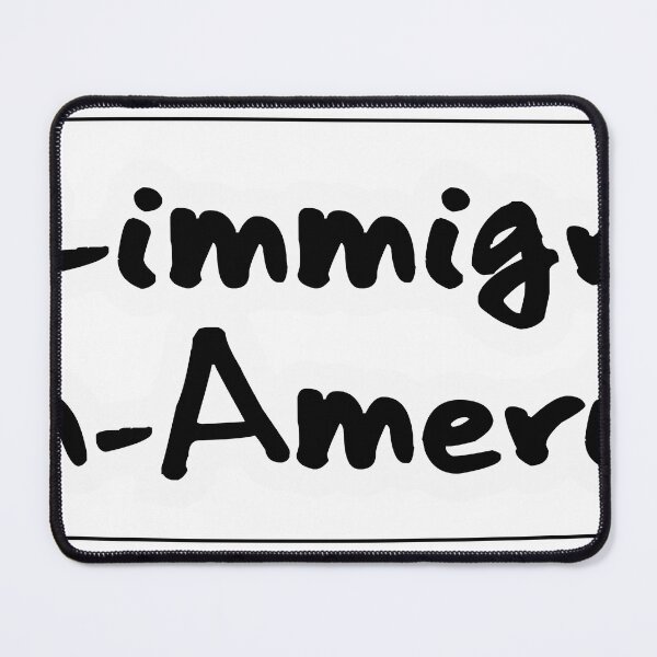Item preview, anti-immigrant is un-American, plain background designed and sold by mntimg.