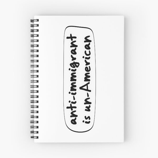 Item preview, anti-immigrant is un-American, plain background designed and sold by mntimg.