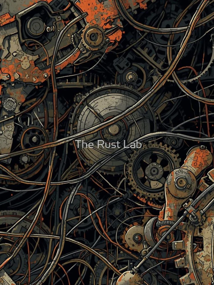 Thumbnail 4 of 4, iPhone Case, Rustbound Machine designed and sold by The Rust Lab.