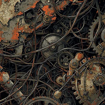 Artwork thumbnail, Rustbound Machine by The Rust Lab